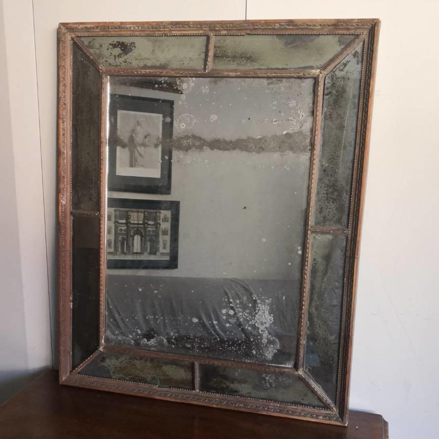 Eighteenth century sectional mirror