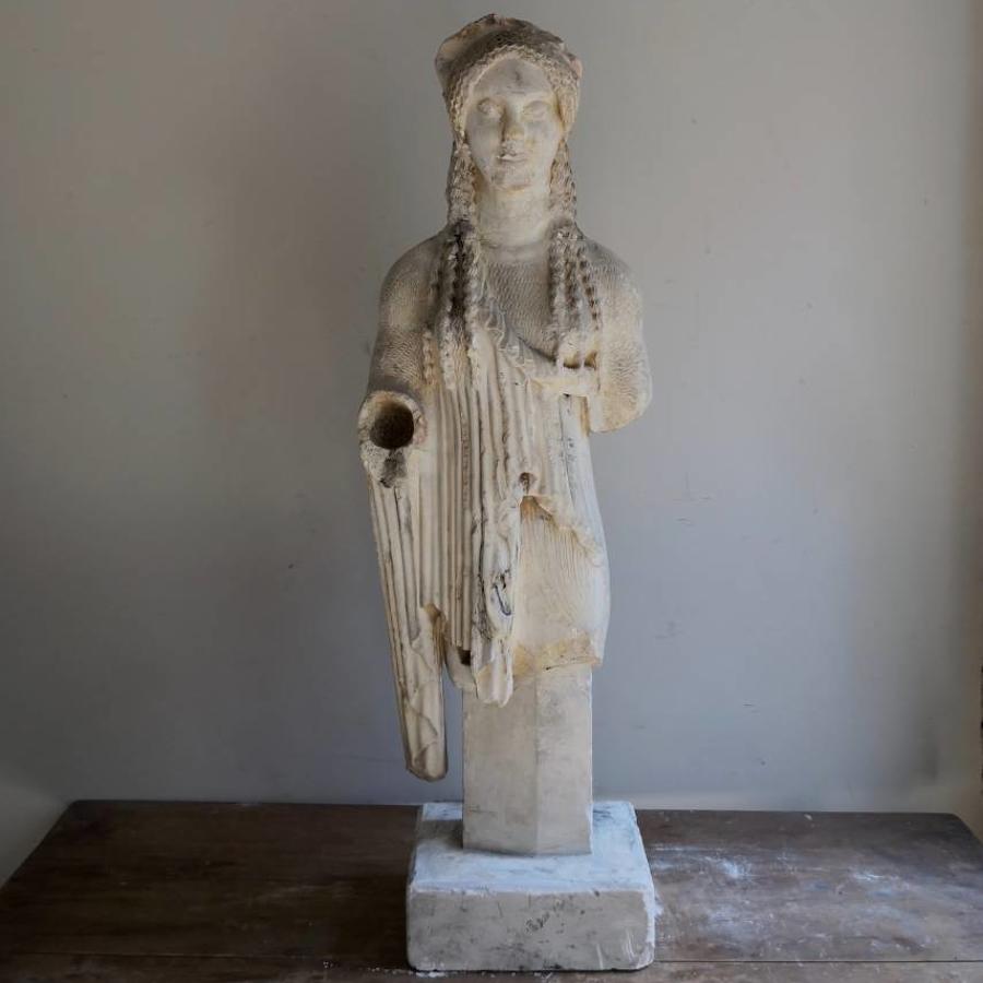 Antique plaster cast of Kore 674
