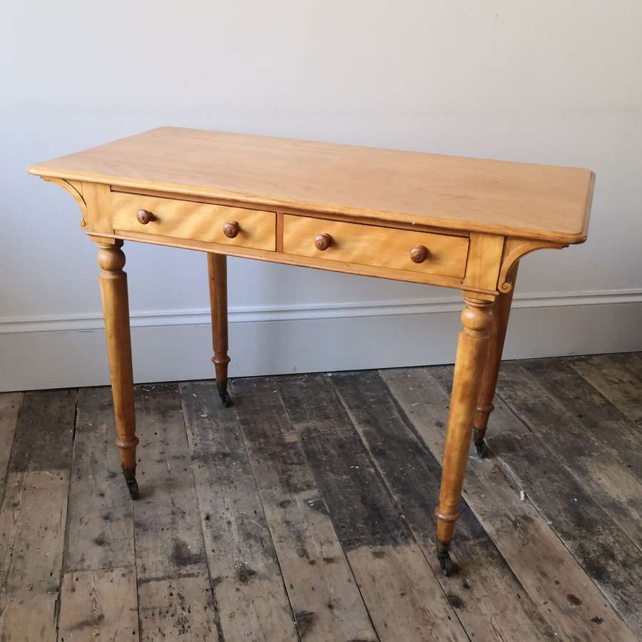 Satin birch Holland and sons centre table