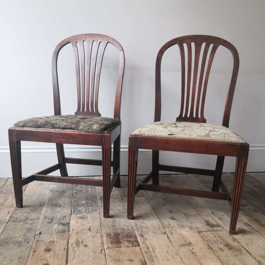 A pair of Gillows chairs