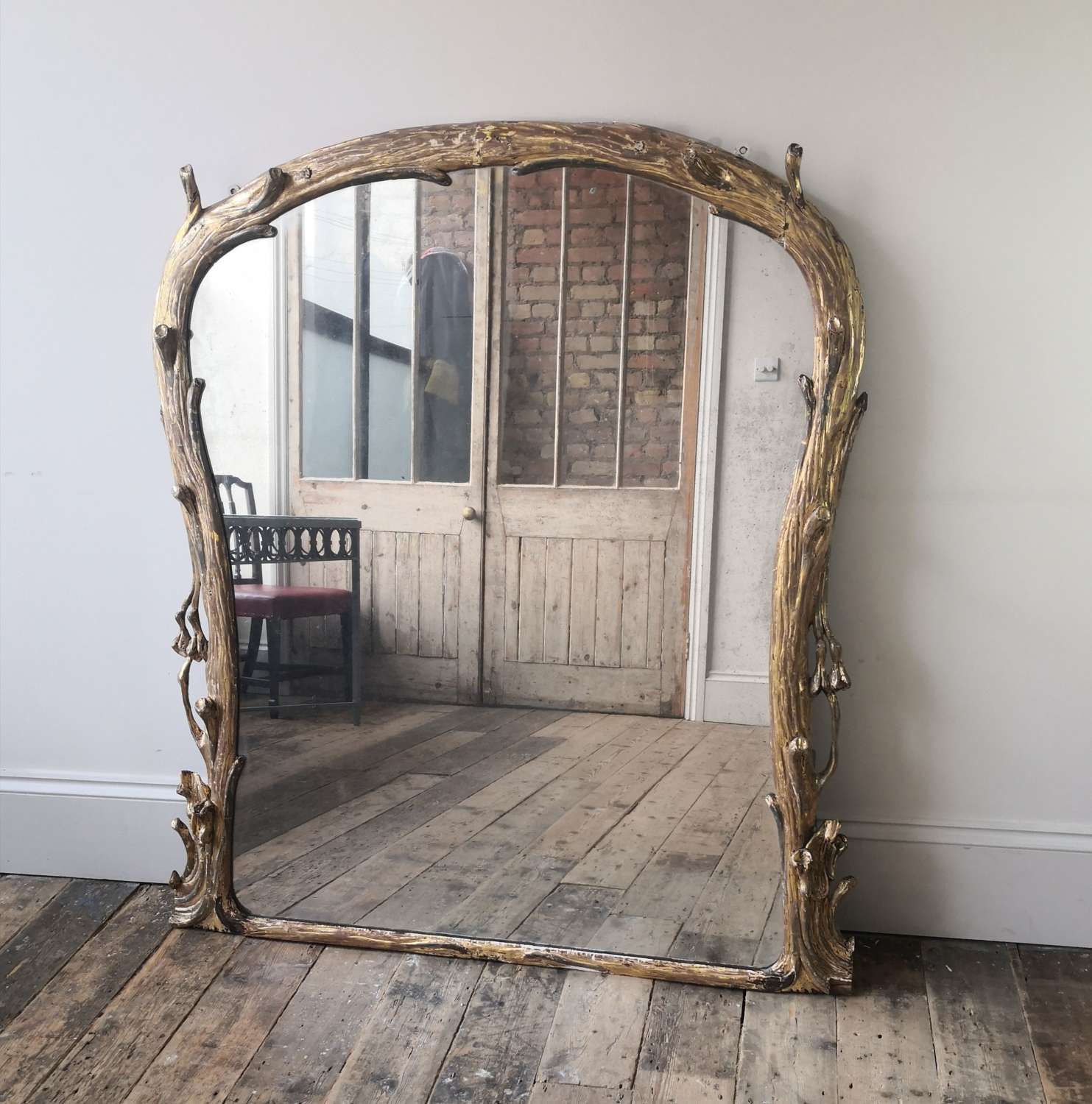 19th century over mantle mirror