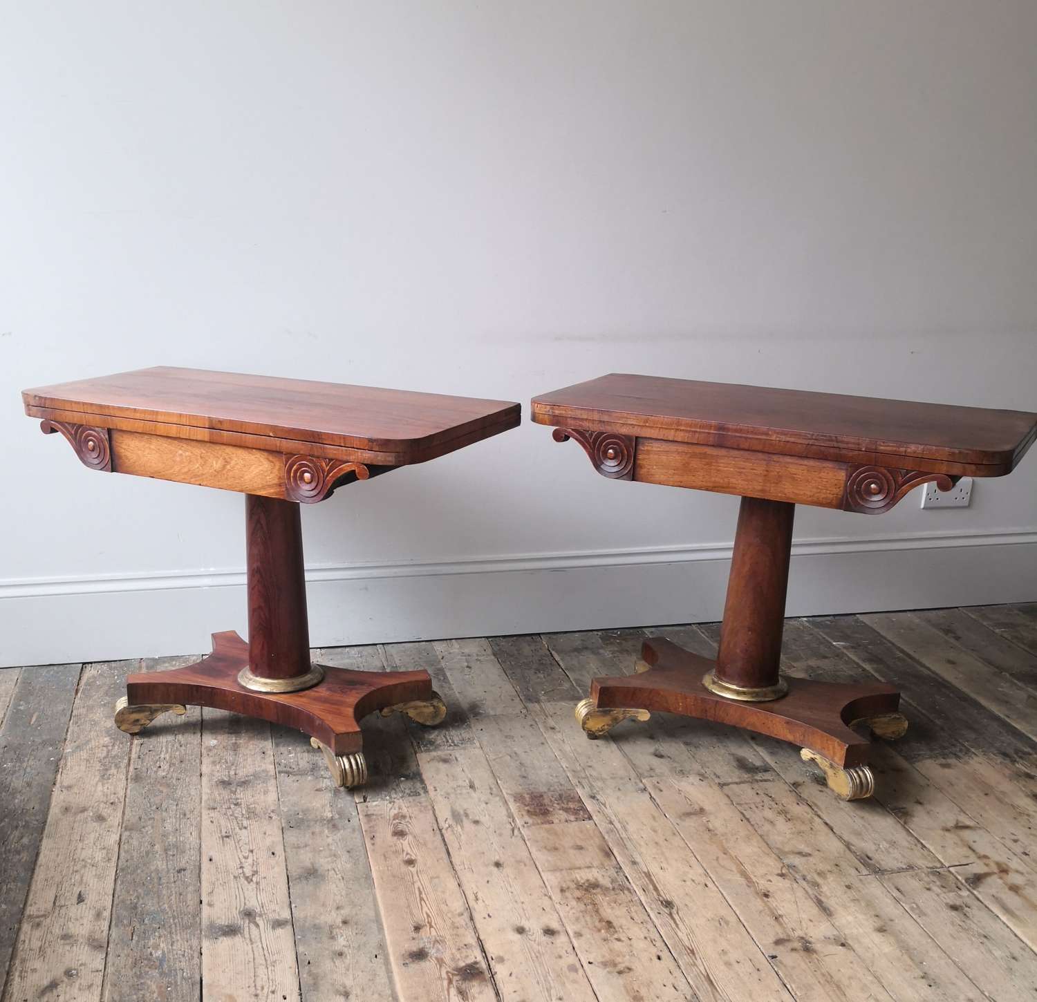 A pair of nineteenth century tables