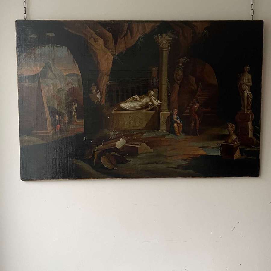 Large Classical oil on canvas