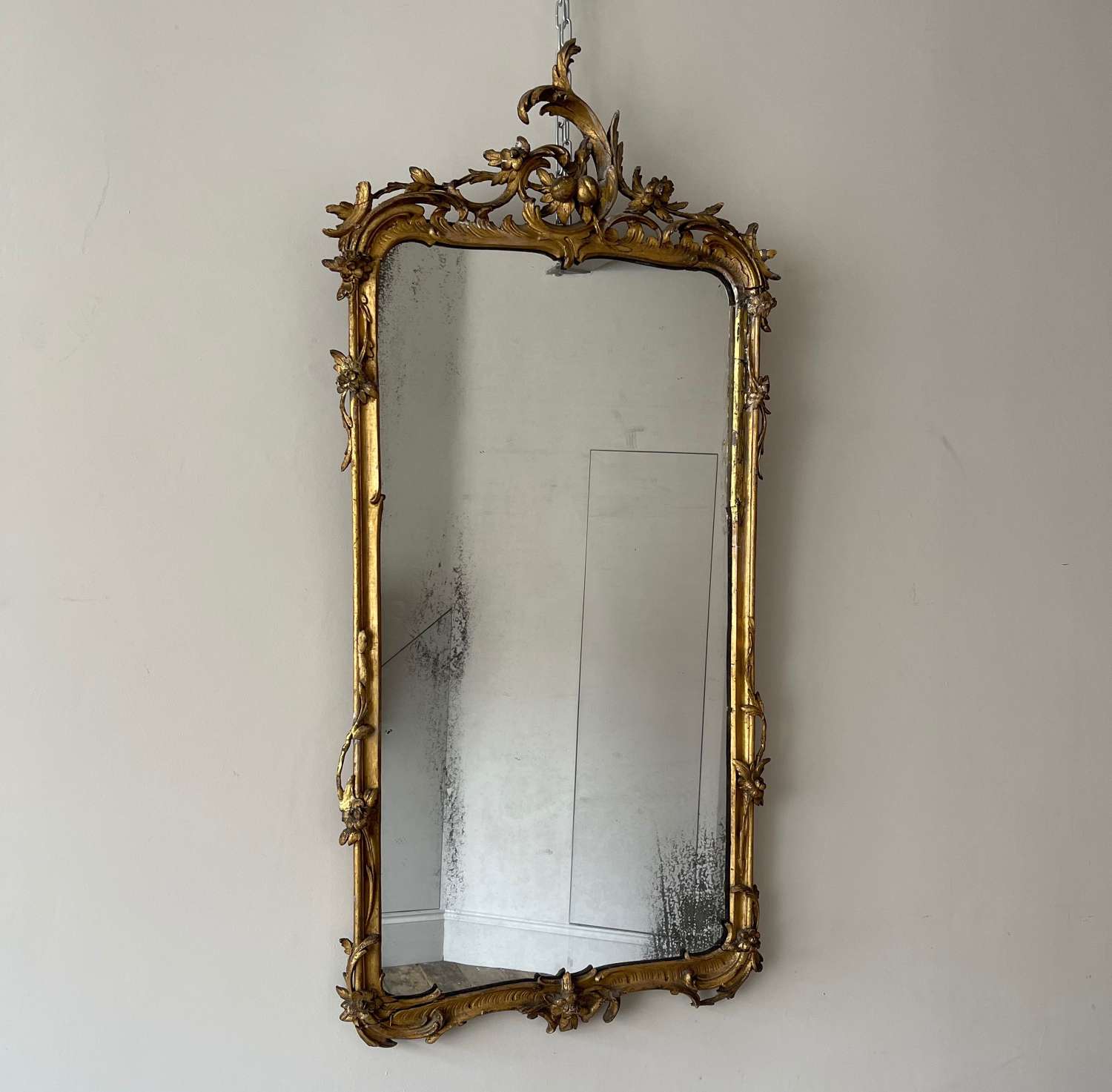18th century Rococo pier mirror