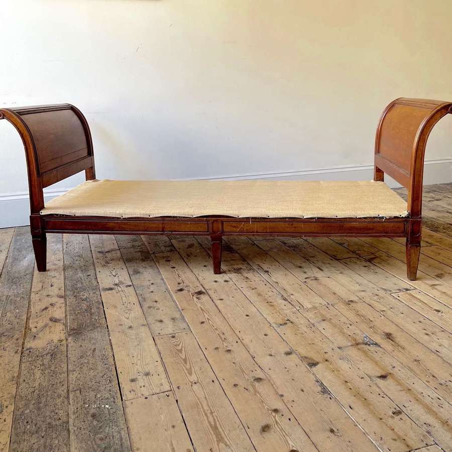 19th century upholstered bench / window seat.