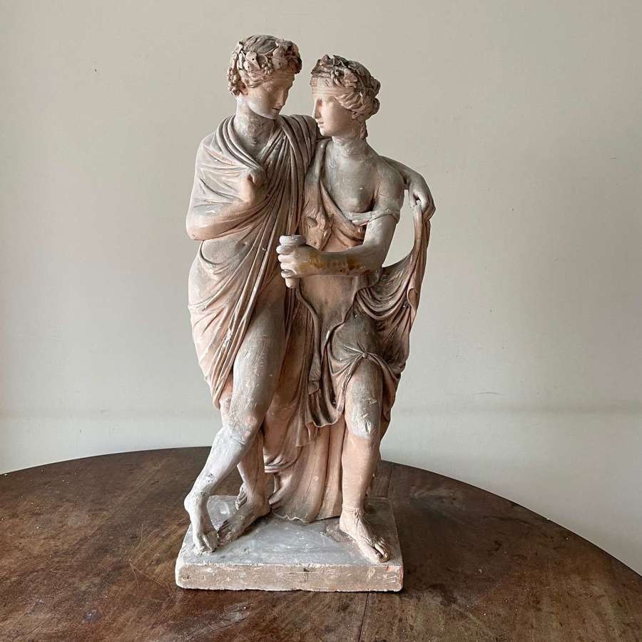 Plaster Bacchus and Ariadne