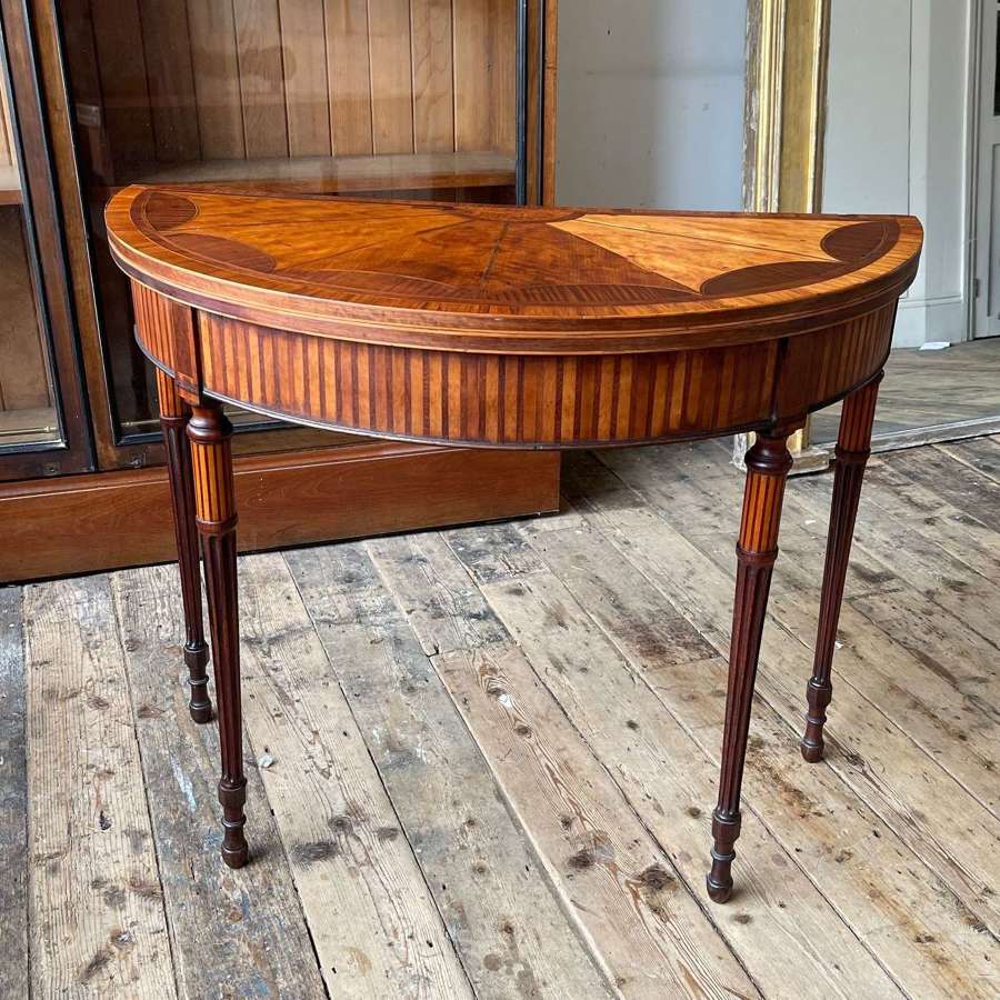 George III card table in the manner of Ince and Mayhew