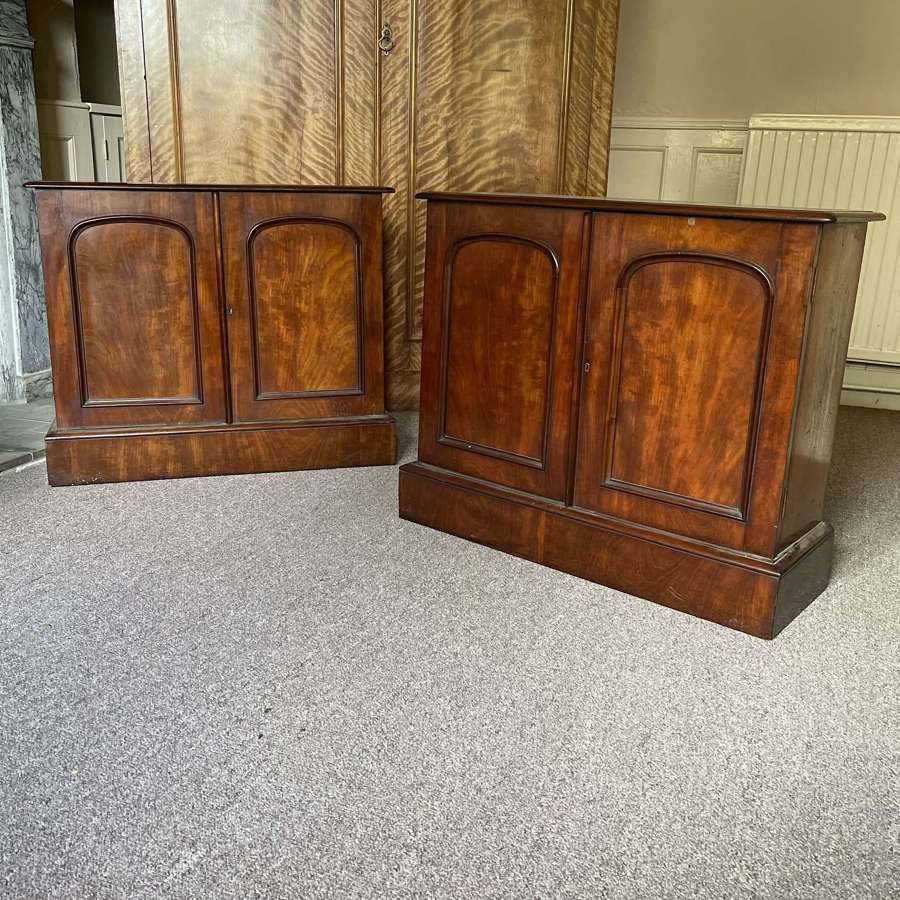 A pair of 19th century cupboards