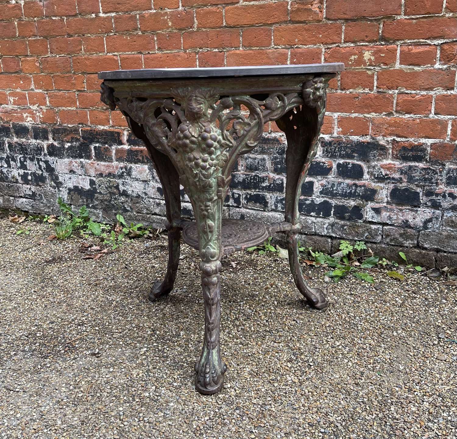 A cast iron table by G.H.Tuffield