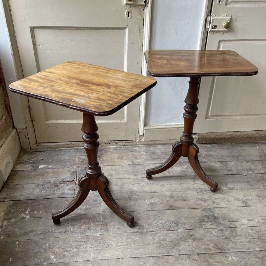 A pair of 19th century tripod tables