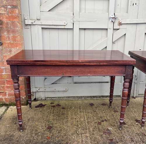 A pair of over scale George III occasional tables