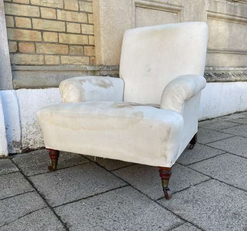 A 19th century club chair
