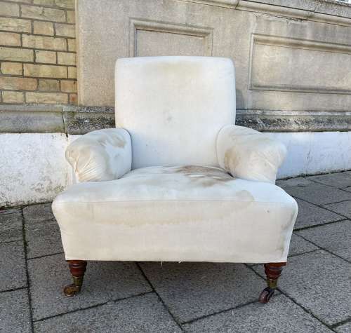 A 19th century club chair