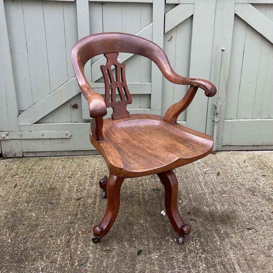19th century ergonomic desk chair