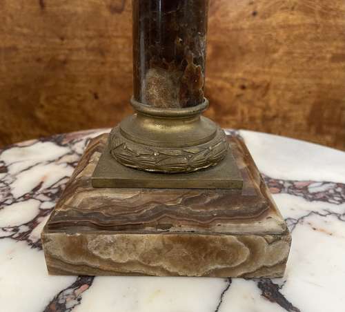 19th century Egyptian alabaster column
