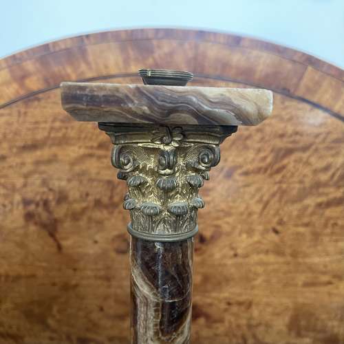 19th century Egyptian alabaster column