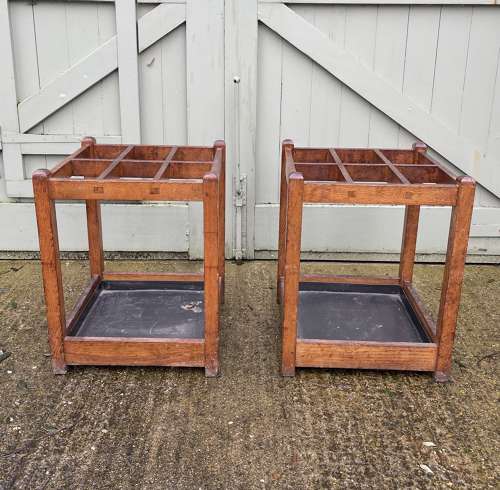 A pair of 19th century stick stands