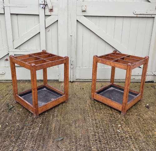 A pair of 19th century stick stands