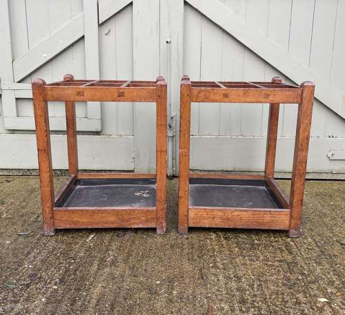 A pair of 19th century stick stands