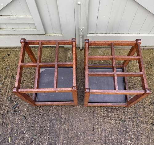 A pair of 19th century stick stands