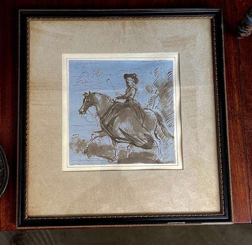 Pen and wash by Sir Francis Grant P.R.A