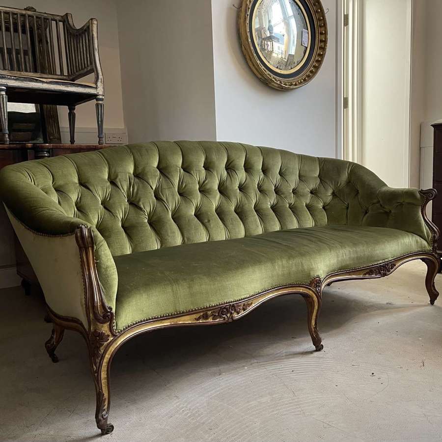 A 19th century English sofa