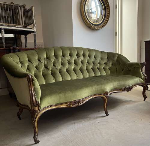 A 19th century English sofa