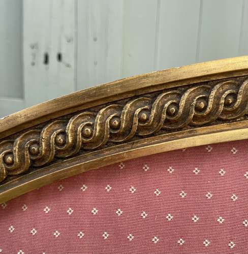 A pair of 19th century gilt wood beds
