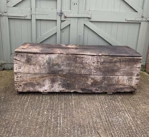 A very rare Medieval Church chest.