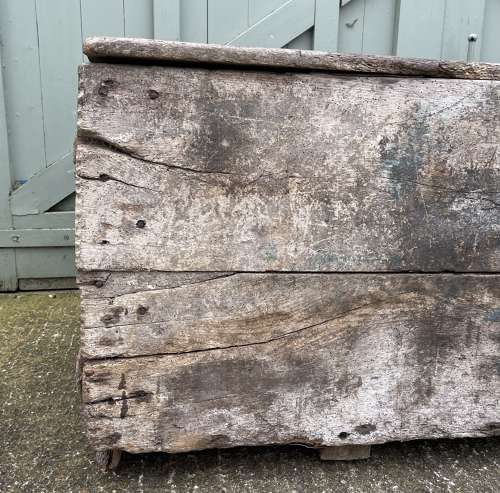 A very rare Medieval Church chest.
