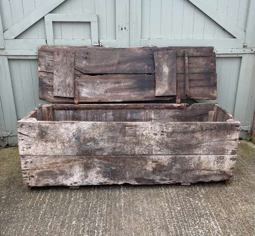 A very rare Medieval Church chest.