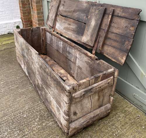A very rare Medieval Church chest.