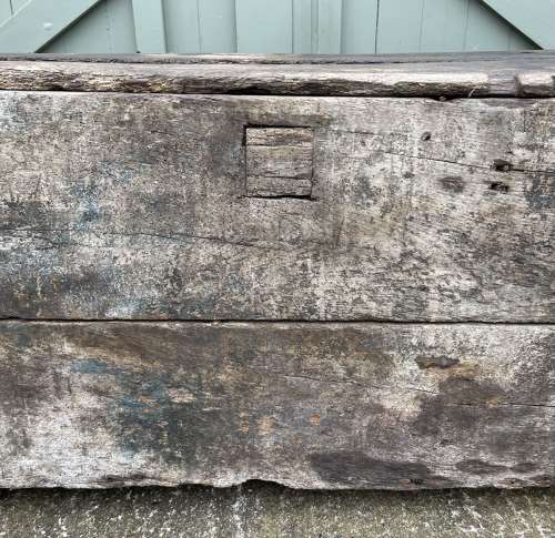 A very rare Medieval Church chest.