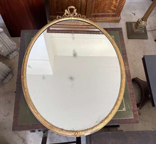 Large 19th century gilt mirror