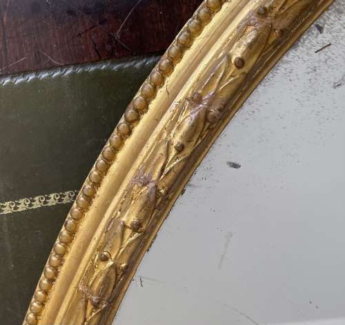 Large 19th century gilt mirror