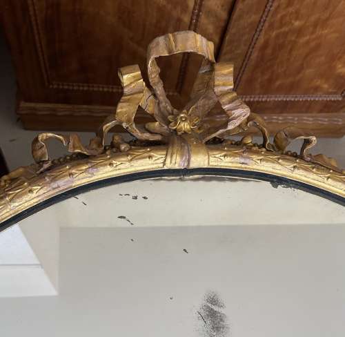 Large 19th century gilt mirror