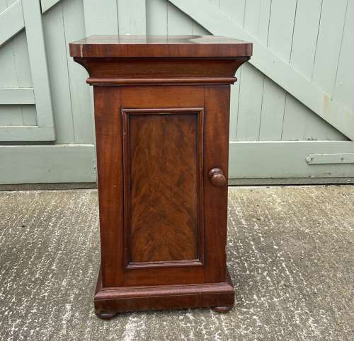 A pair of 19th century bedside cabinets