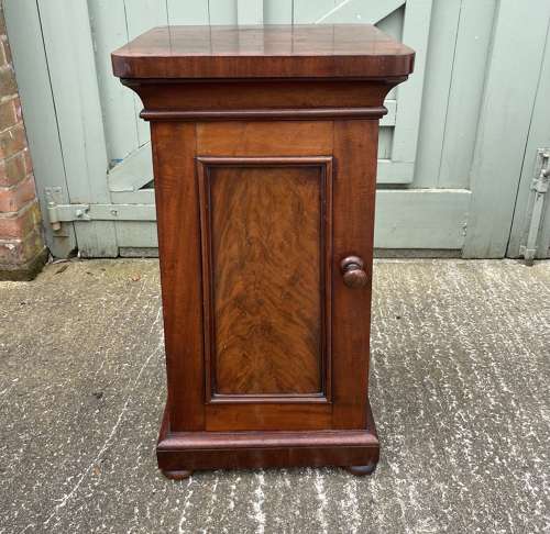 A pair of 19th century bedside cabinets