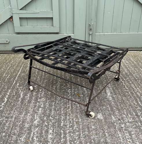A 19th century Campaign chair/ bed
