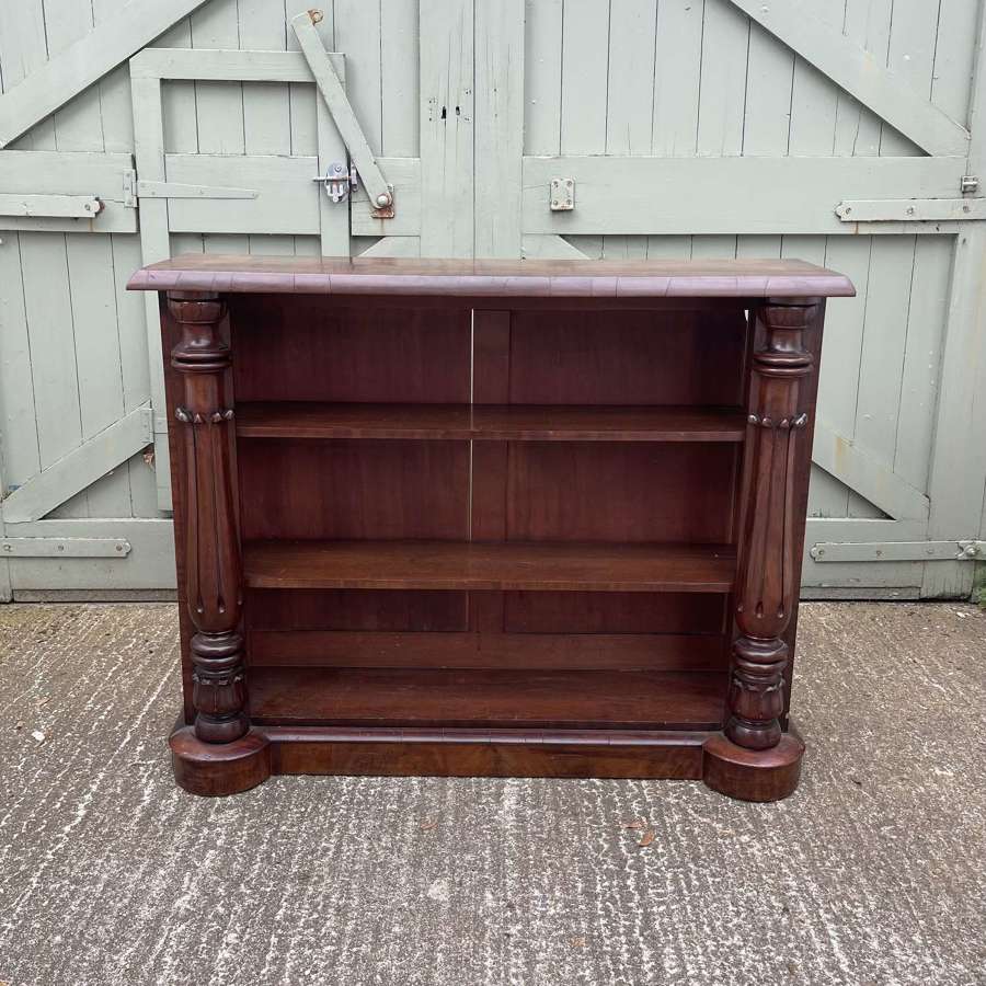 A William IV dwarf bookcase