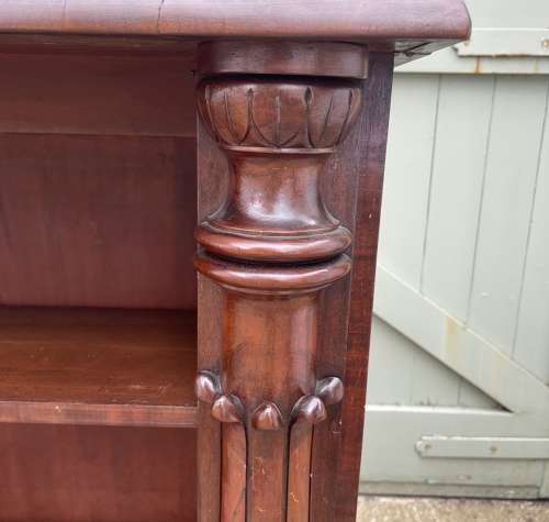 A William IV dwarf bookcase
