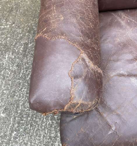 A pair of 19th century leather club chairs