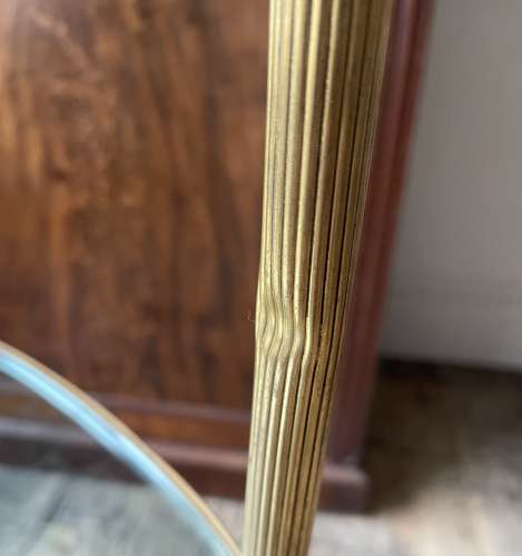 Gilt metal etagere