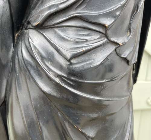 19th century figural lamp by Shout & Sons after Humphry Hopper