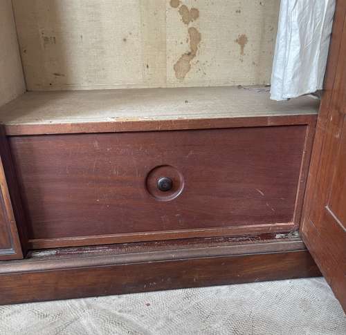 19th century slim wardrobe attributed to Gillows
