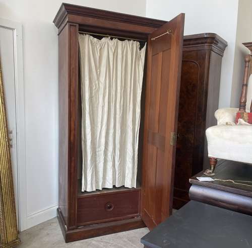19th century slim wardrobe attributed to Gillows