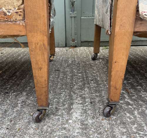 A pair of late 19th century armchairs