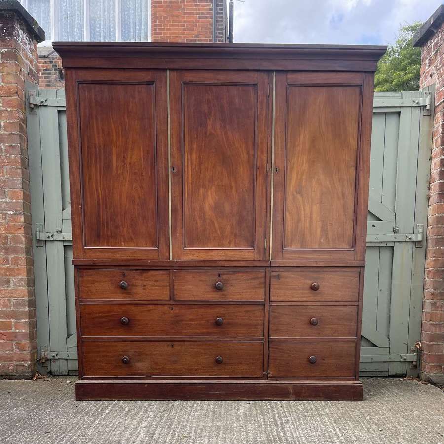 A 19th century compactum wardrobe