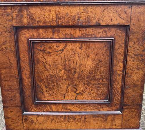 19th century burr oak Davenport desk