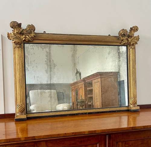 19th century overmantle mirror